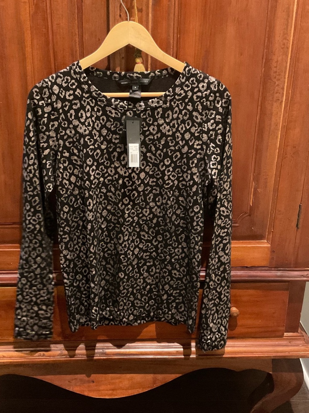 Marc by Marc Jacobs Women’s Leopard Print  Linen  Top Size M